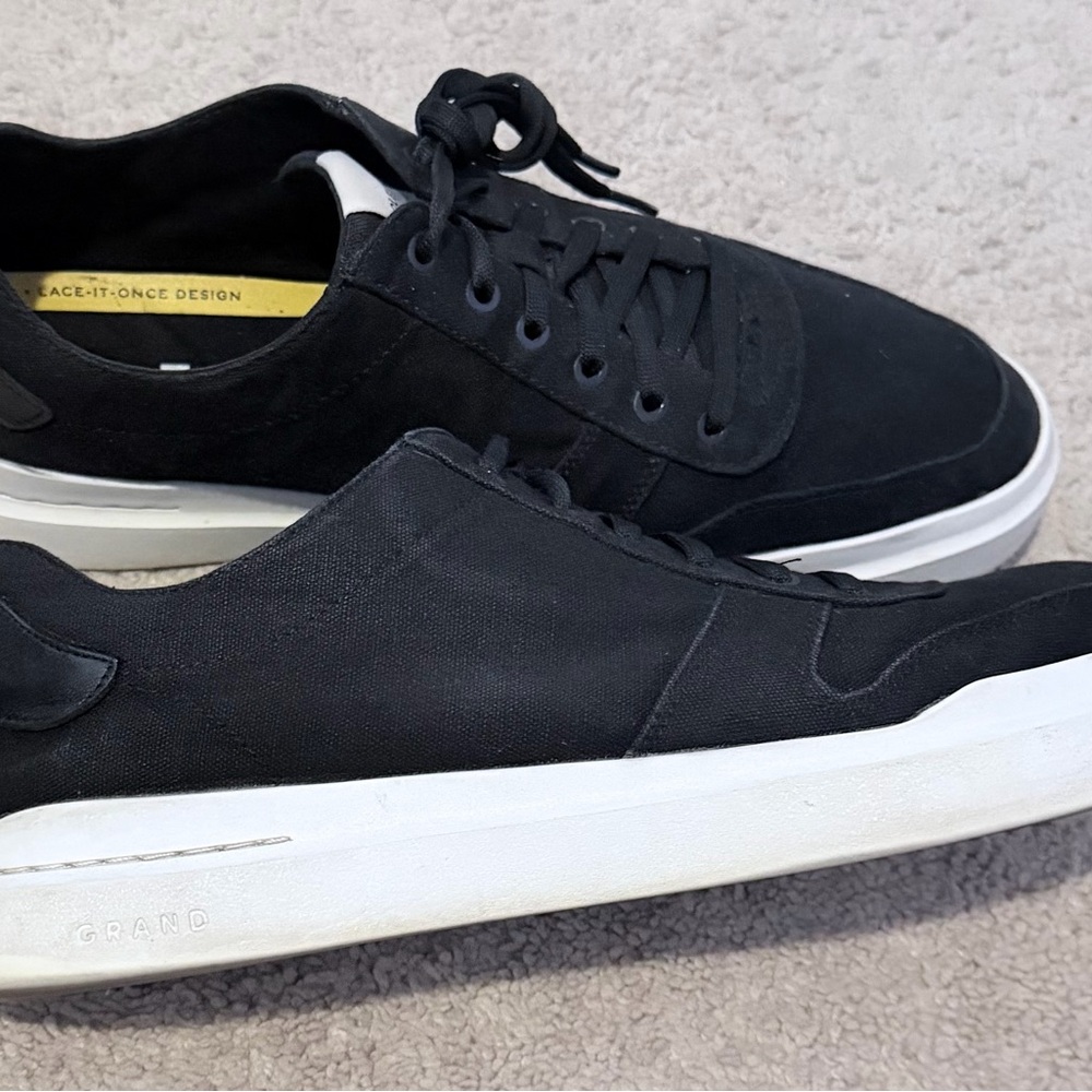 Cole Haan Canvas Black Casual Sneakers